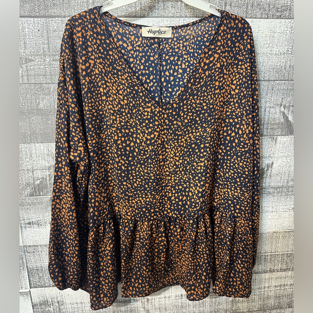 Printed Babydoll Top